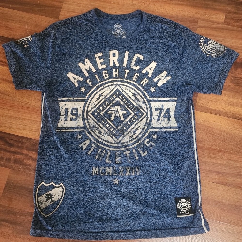 American Fighter Blue T-shirt
